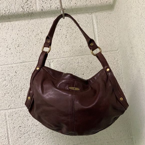 Lucky Brand Leather Lamb Skin Brown Bag Purse - Picture 16 of 17